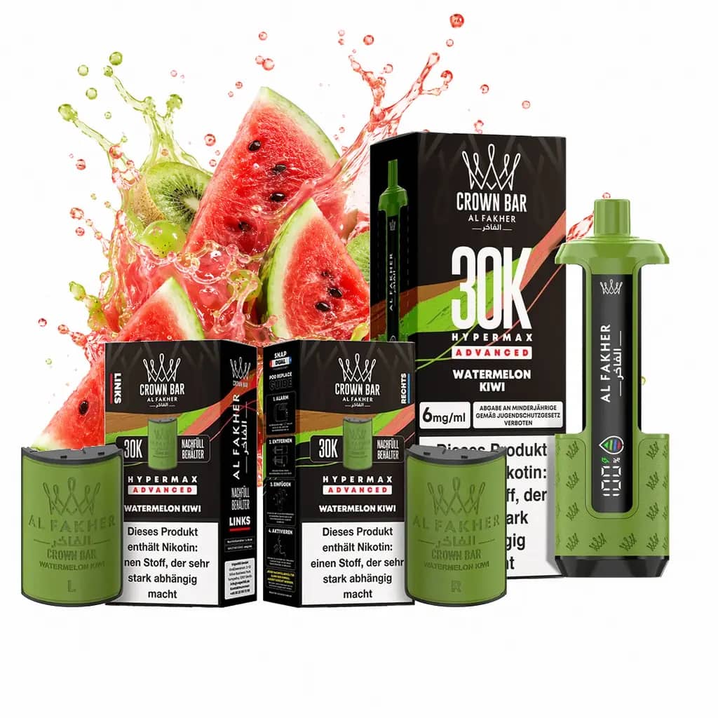 ALFAKHER 30K HYPERMAX – Watermelon Kiwi