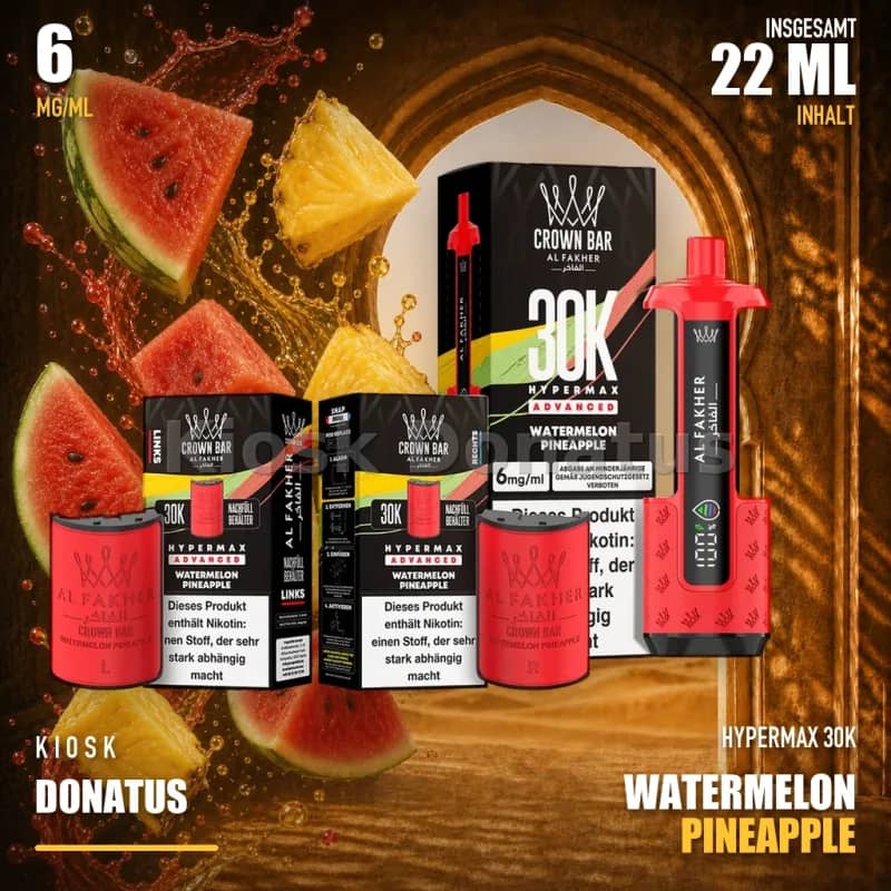ALFAKHER 30K HYPERMAX – Watermelon Pineapple