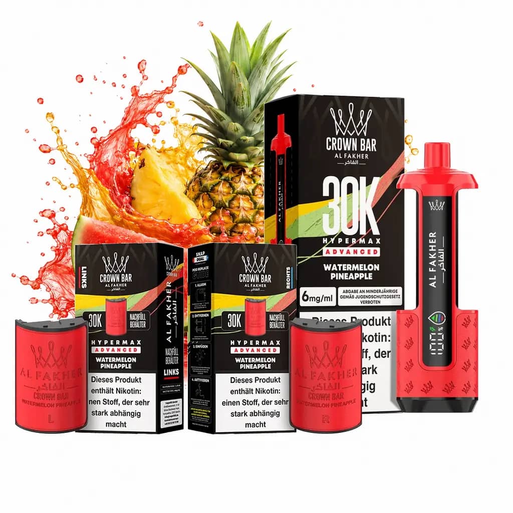 ALFAKHER 30K HYPERMAX – Watermelon Pineapple