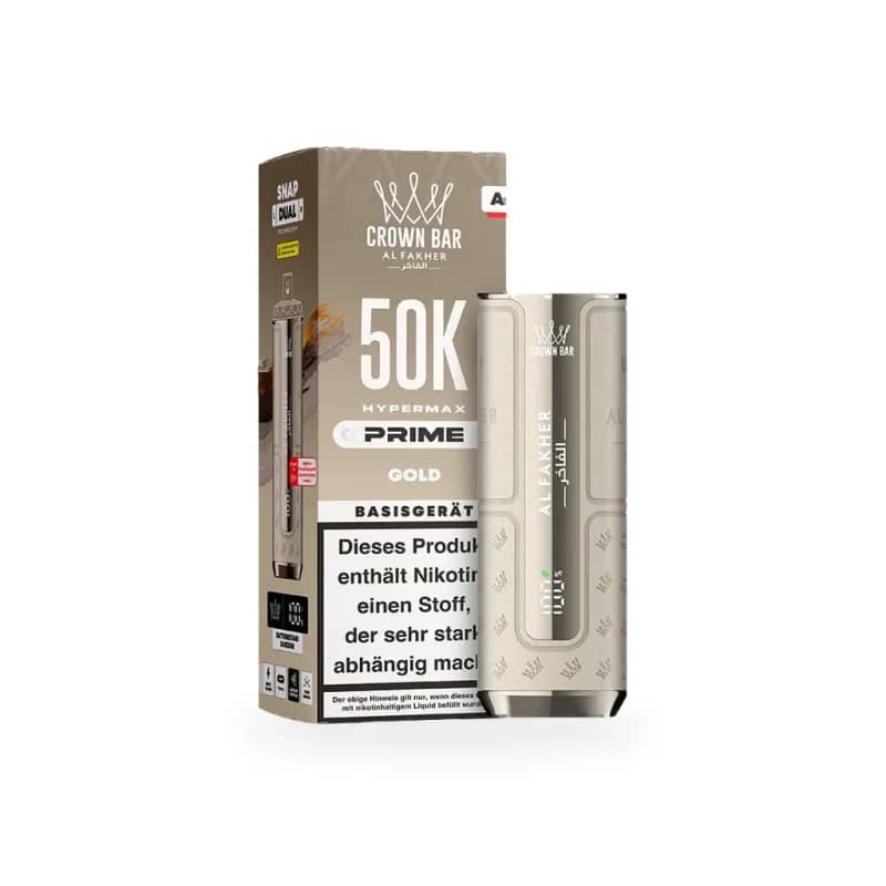 Alfakher 50K Hypermax Prime – Akkuträger Gold