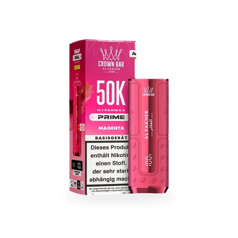 Alfakher 50K Hypermax Prime – Akkuträger Magenta