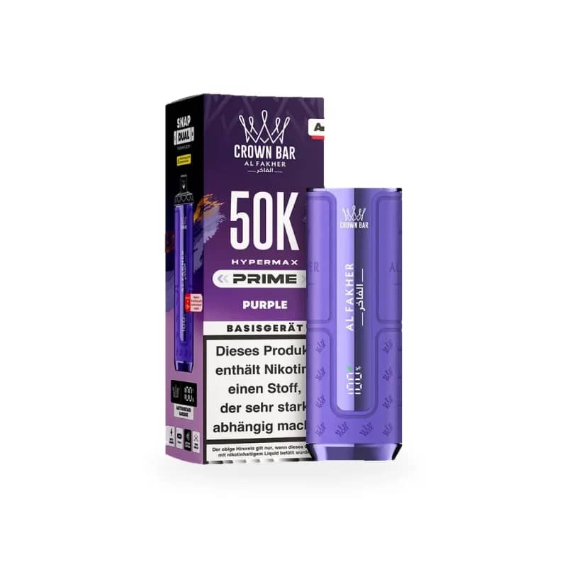 Alfakher 50K Hypermax Prime – Akkuträger Purple
