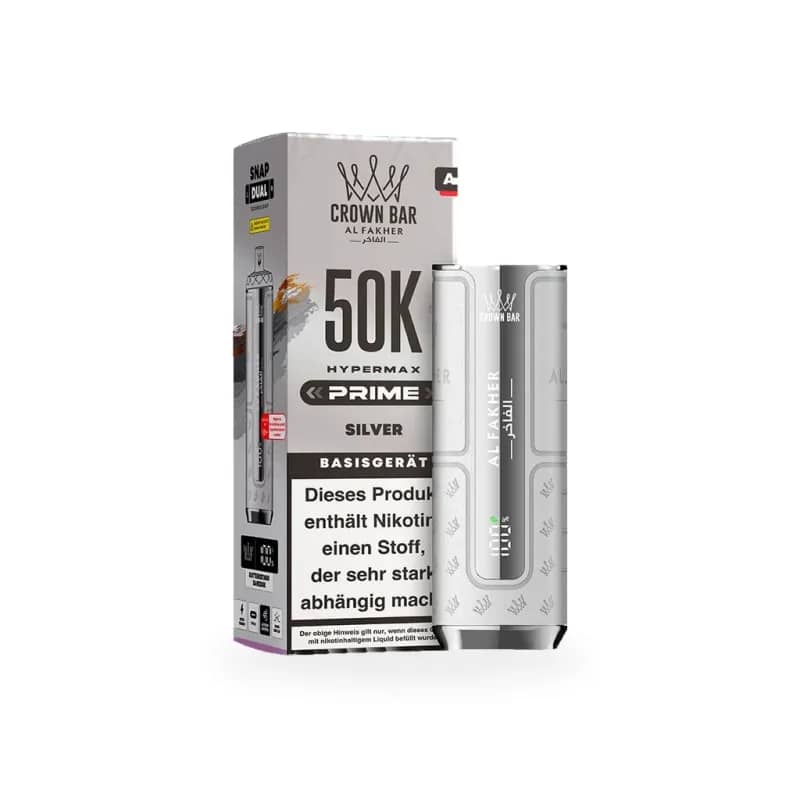 Alfakher 50K Hypermax Prime – Akkuträger Silver