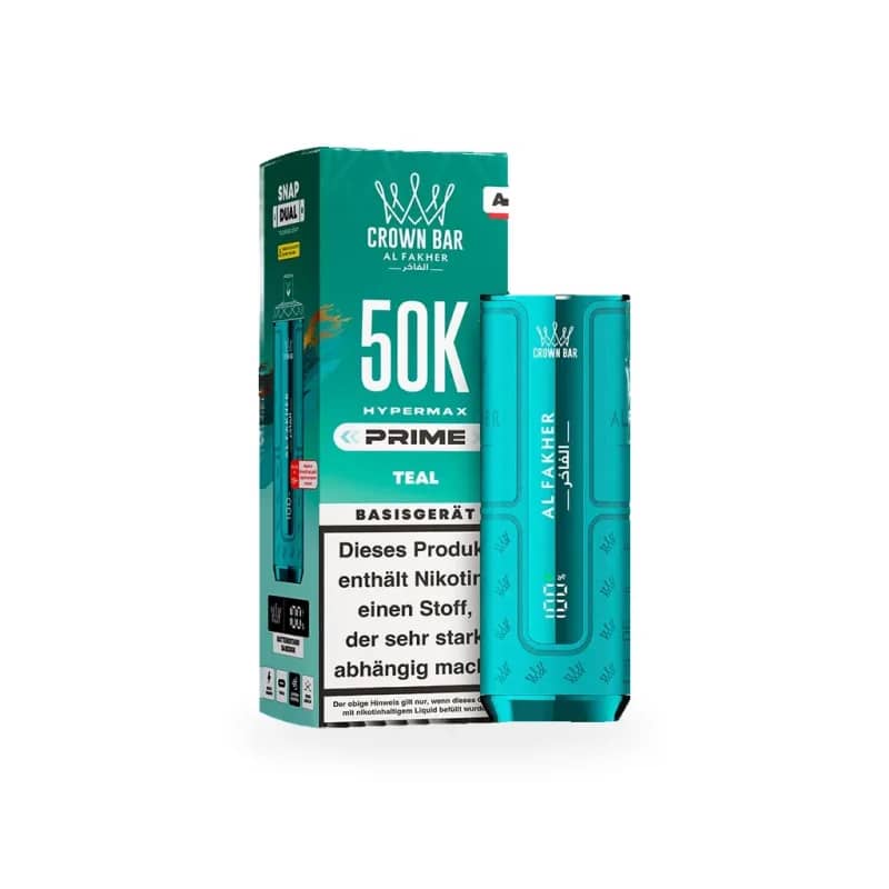 Alfakher 50K Hypermax Prime – Akkuträger Teal
