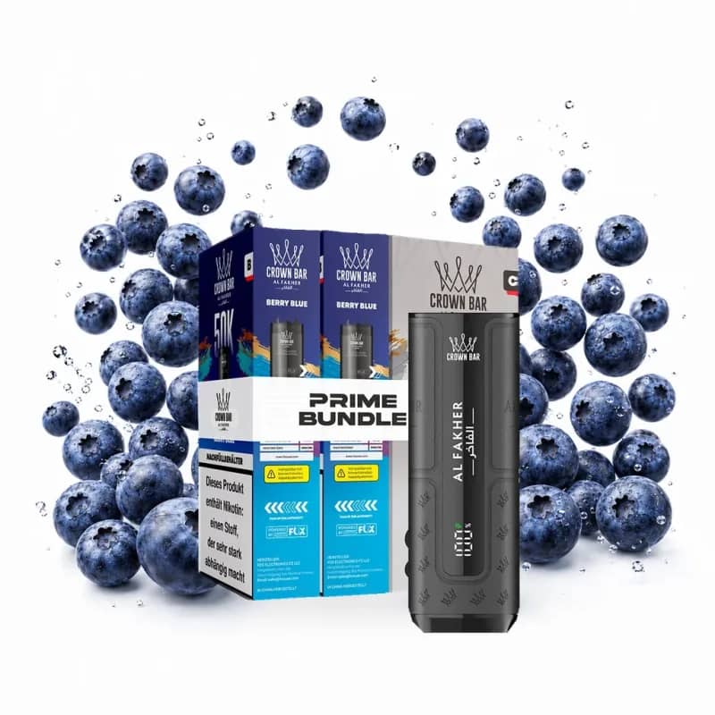 Alfakher 50K Hypermax Prime – Berry Blue Bundle mit Akkuträger