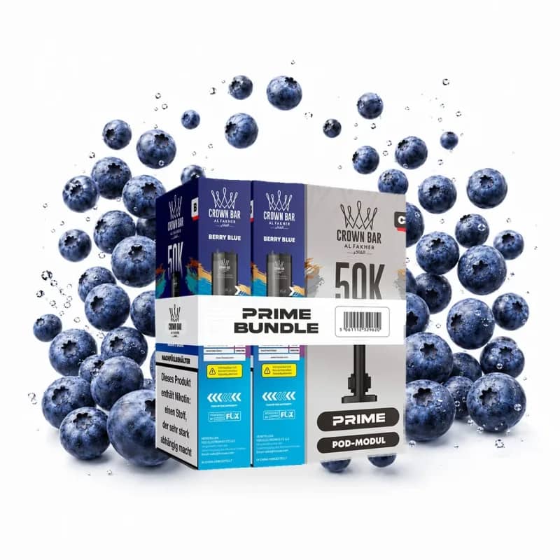 Alfakher 50K Hypermax Prime – Berry Blue Pod Bundle ohne Akkuträger
