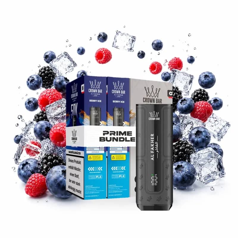 Alfakher 50K Hypermax Prime – Berry Ice Bundle mit Akkuträger