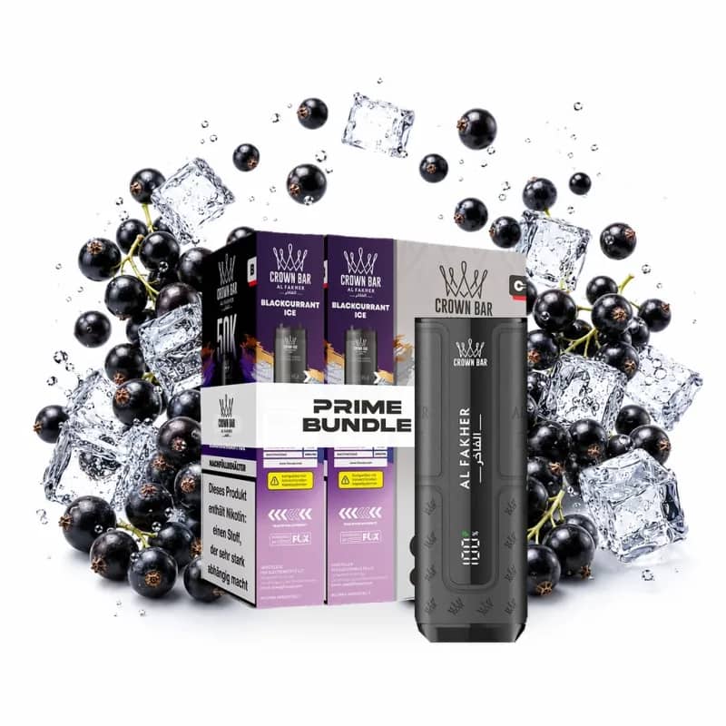 Alfakher 50K Hypermax Prime – Blackcurrant Ice Bundle mit Akkuträger