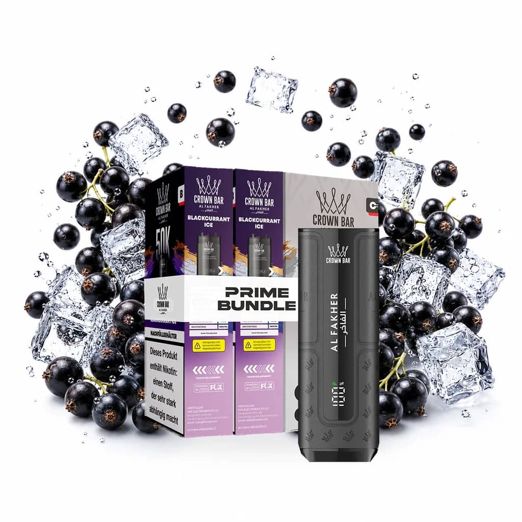 Alfakher 50K Hypermax Prime – Blackcurrant Ice Bundle mit Akkuträger