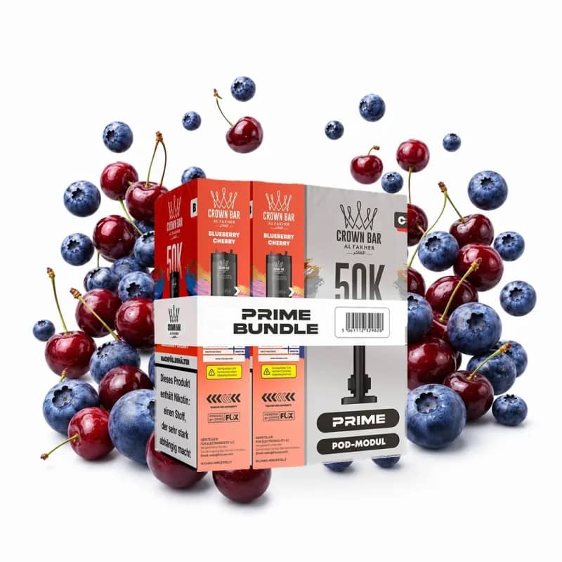 Alfakher 50K Hypermax Prime – Blueberry Cherry Pod Bundle ohne Akkuträger