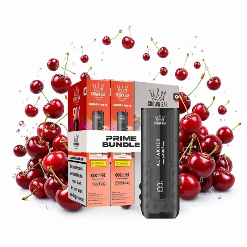 Alfakher 50K Hypermax Prime – Cherry Fiesta Bundle mit Akkuträger