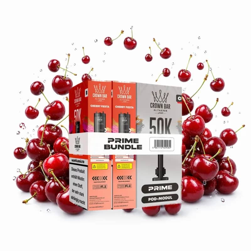 Alfakher 50K Hypermax Prime – Cherry Fiesta Pod Bundle ohne Akkuträger