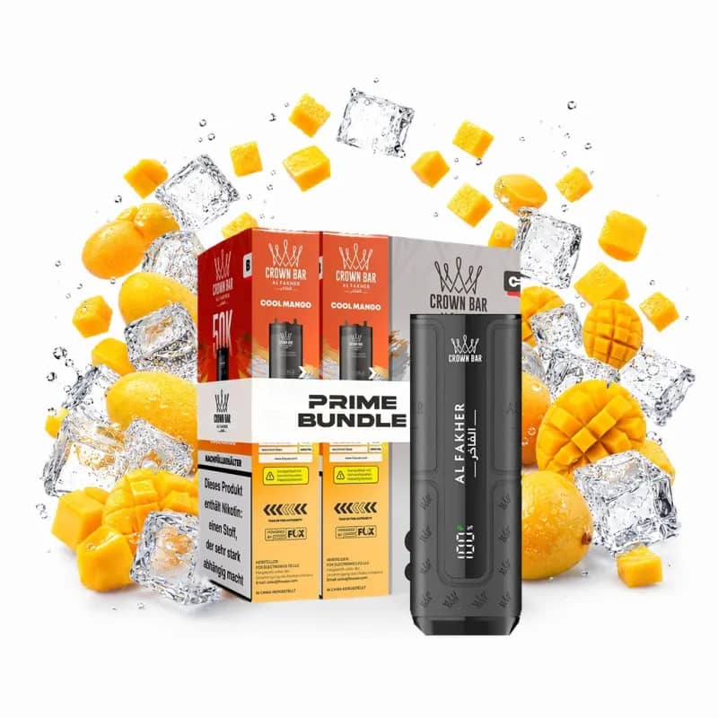 Alfakher 50K Hypermax Prime – Cool Mango Bundle mit Akkuträger