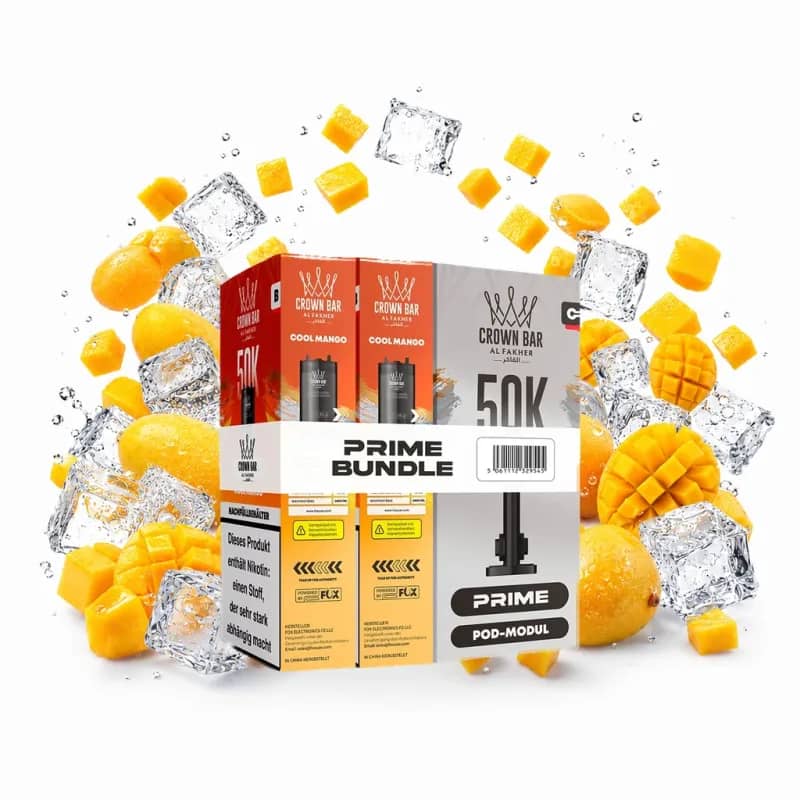 Alfakher 50K Hypermax Prime – Cool Mango Pod Bundle ohne Akkuträger