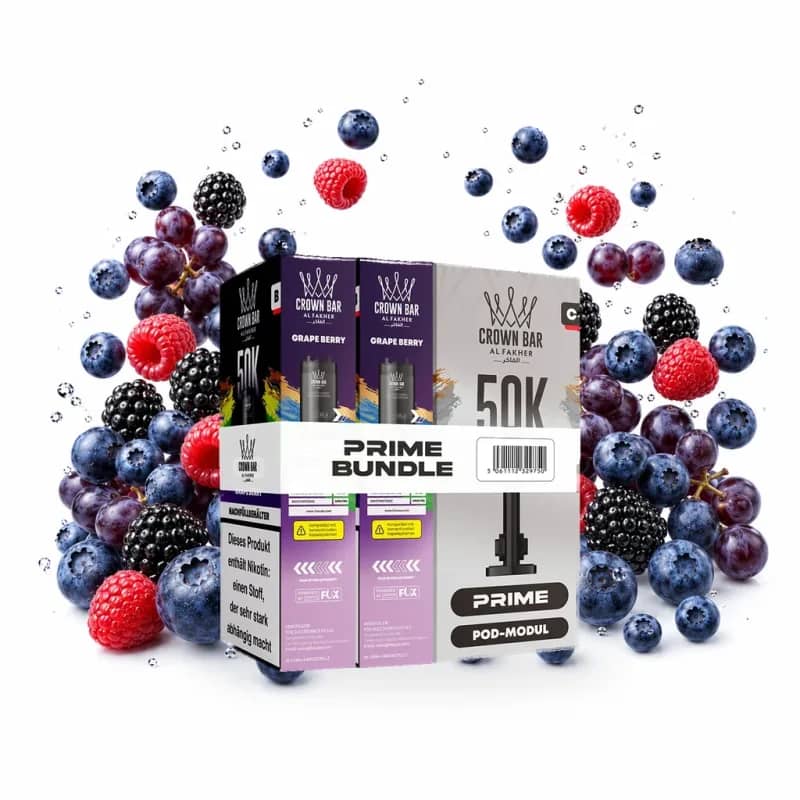 Alfakher 50K Hypermax Prime – Grape Berry Pod Bundle ohne Akkuträger