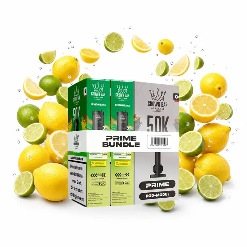 Alfakher 50K Hypermax Prime – Lemon Lime Pod Bundle ohne Akkuträger