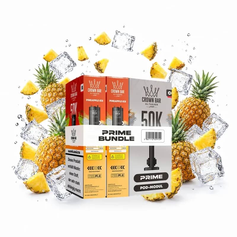 Alfakher 50K Hypermax Prime – Pineapple Ice Pod Bundle ohne Akkuträger
