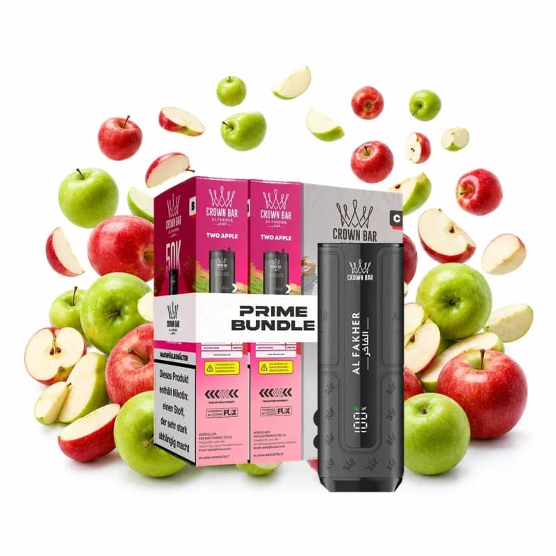 Alfakher 50K Hypermax Prime – Two Apple Bundle mit Akkuträger