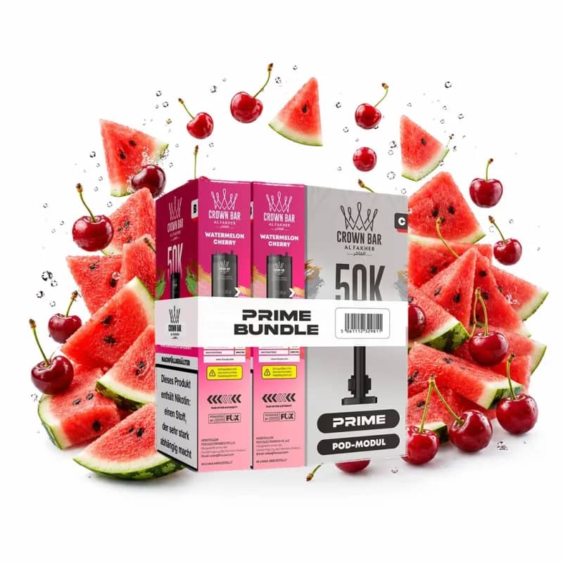 Alfakher 50K Hypermax Prime – Watermelon Cherry Pod Bundle ohne Akkuträger