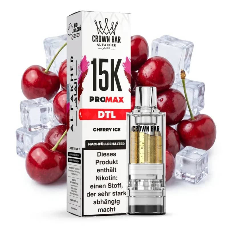ALFAKHER CROWN BAR 15K PRO MAX - CHERRY ICE – POD