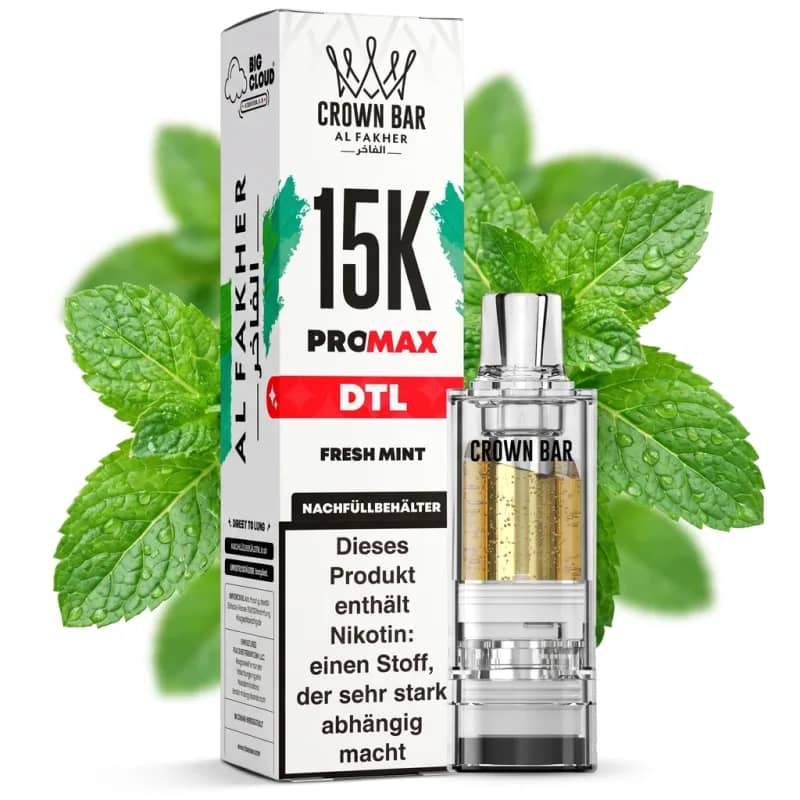 ALFAKHER CROWN BAR 15K PRO MAX - FRESH MINT – POD