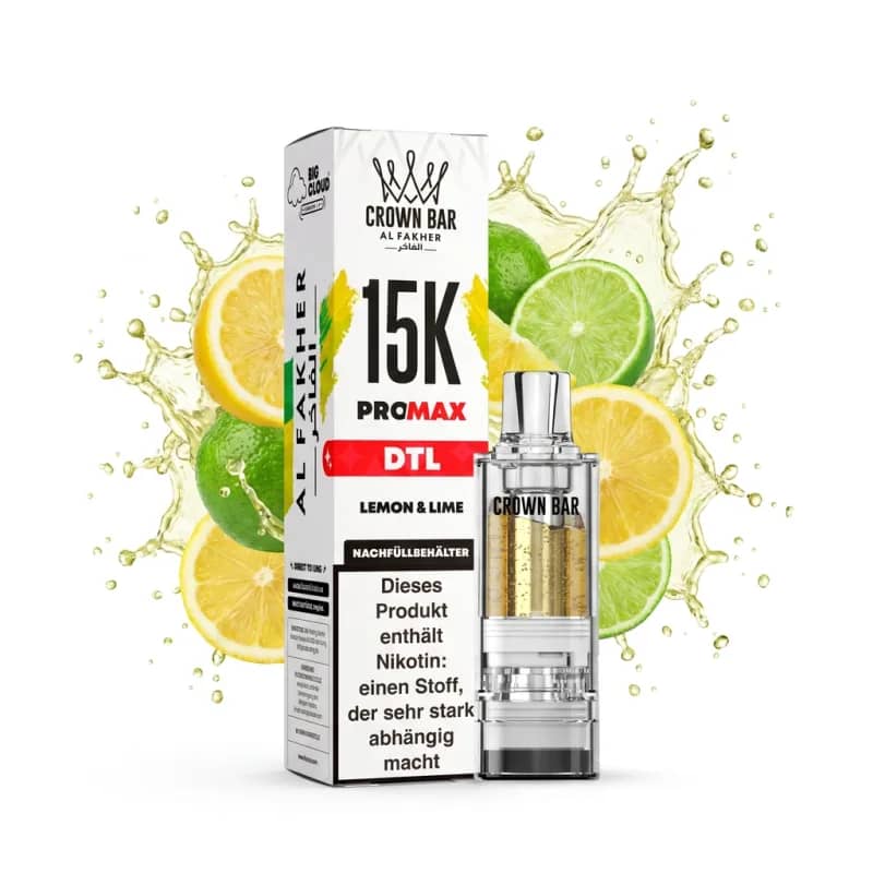 ALFAKHER CROWN BAR 15K PRO MAX - LEMON & LIME – POD