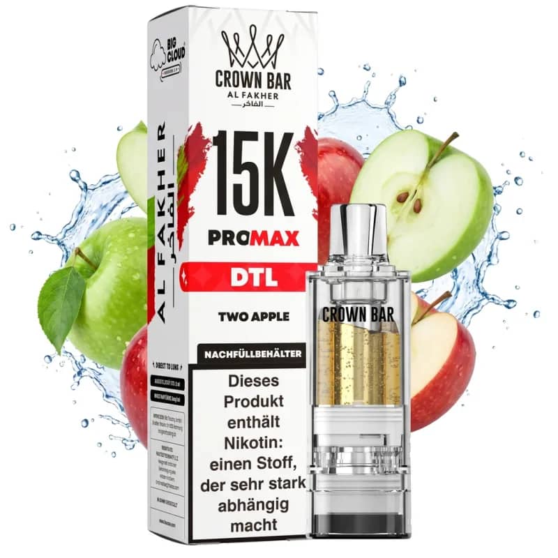 ALFAKHER CROWN BAR 15K PRO MAX - TWO APPLE – POD