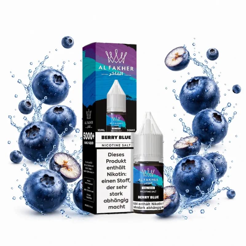 Alfakher Nikotinsalz Liquid 20mg 10ml – Berry Blue