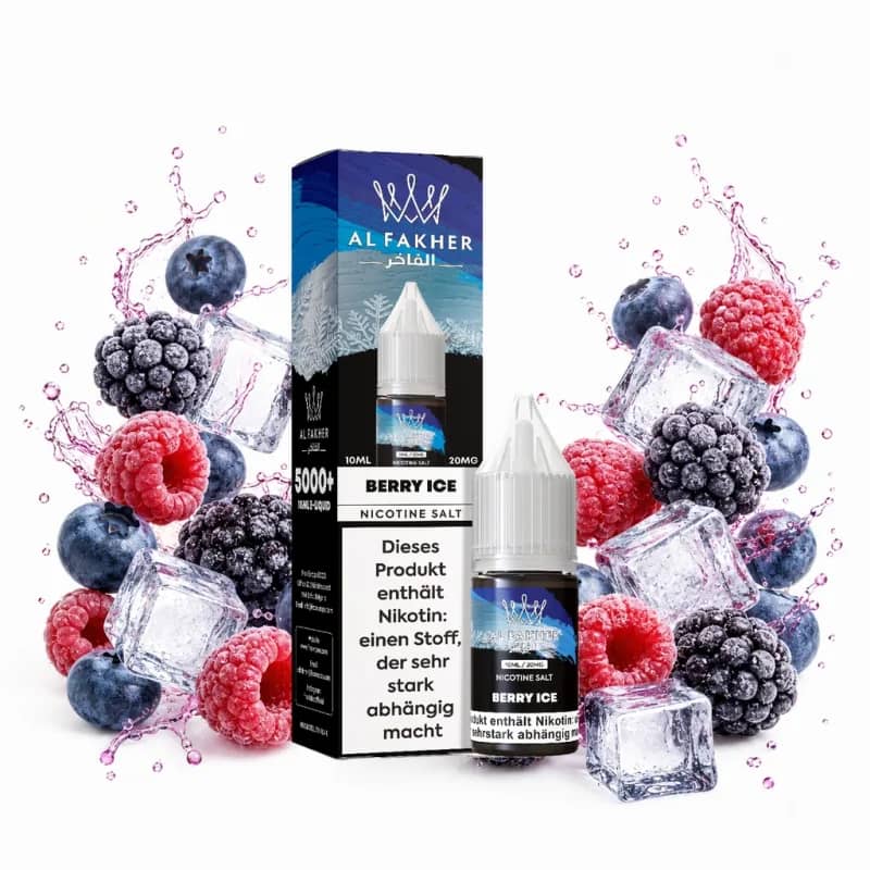 Alfakher Nikotinsalz Liquid 20mg 10ml – Berry Ice