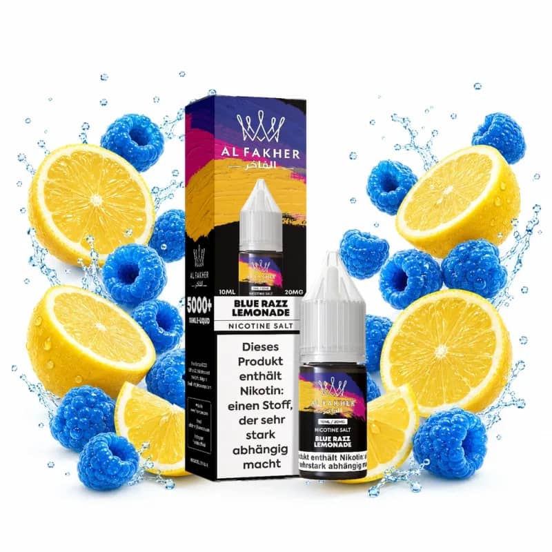 Alfakher Nikotinsalz Liquid 20mg 10ml – Blue Razz Lemonade