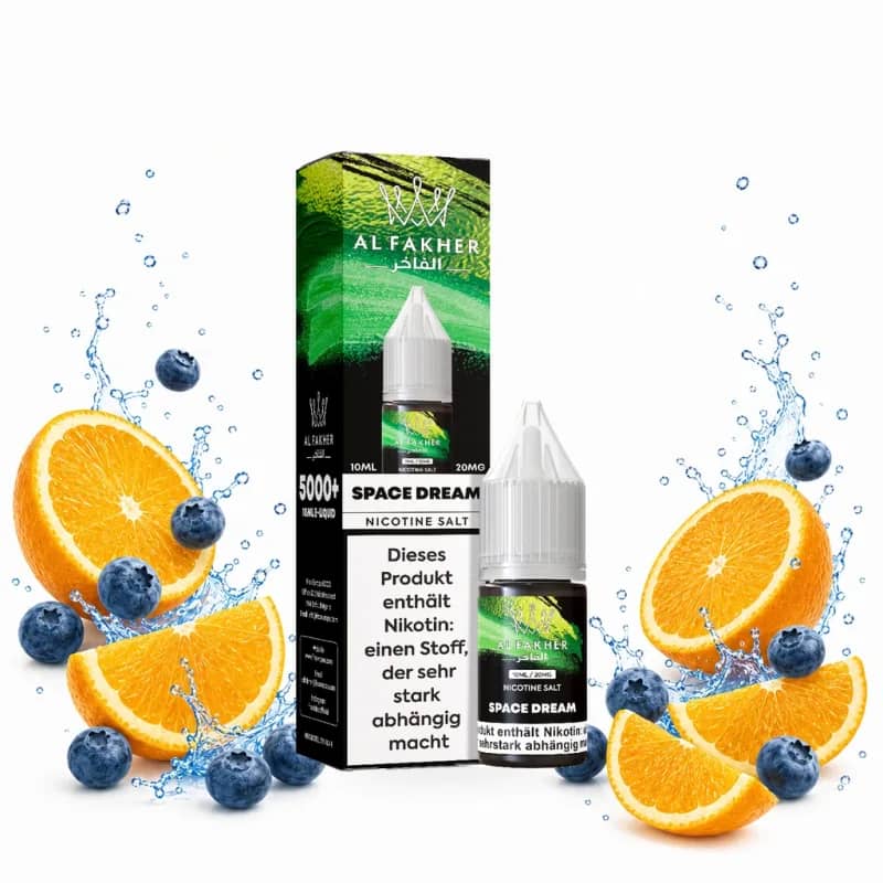 Alfakher Nikotinsalz Liquid 20mg 10ml – Space Dream