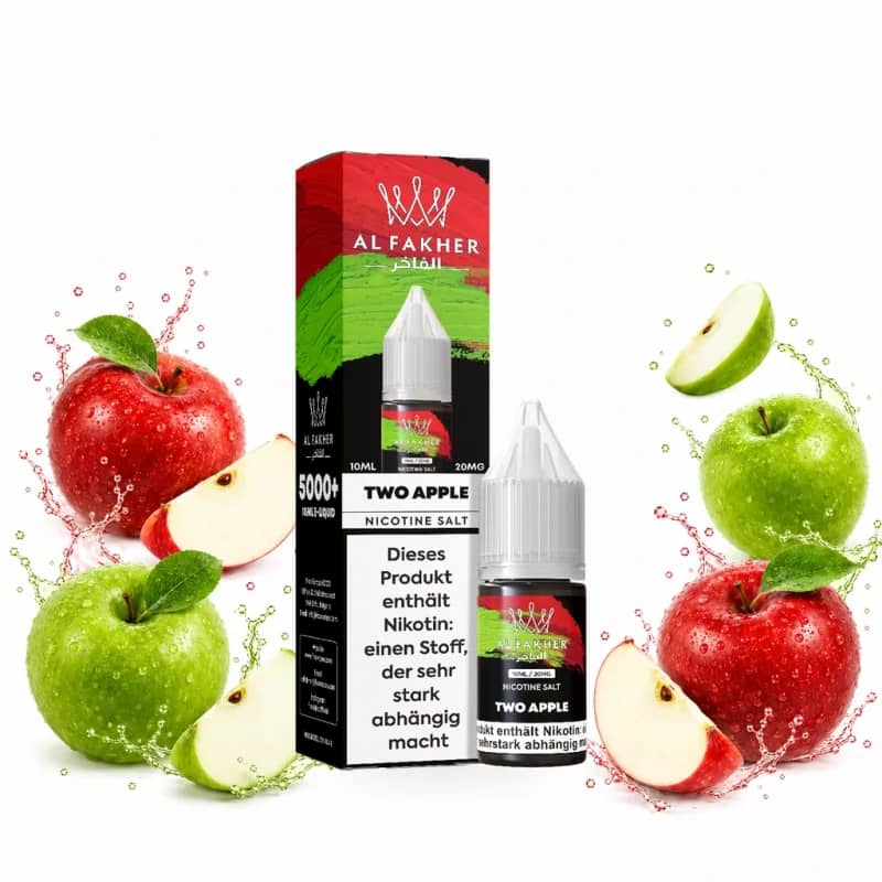 Alfakher Nikotinsalz Liquid 20mg 10ml – Two Apple