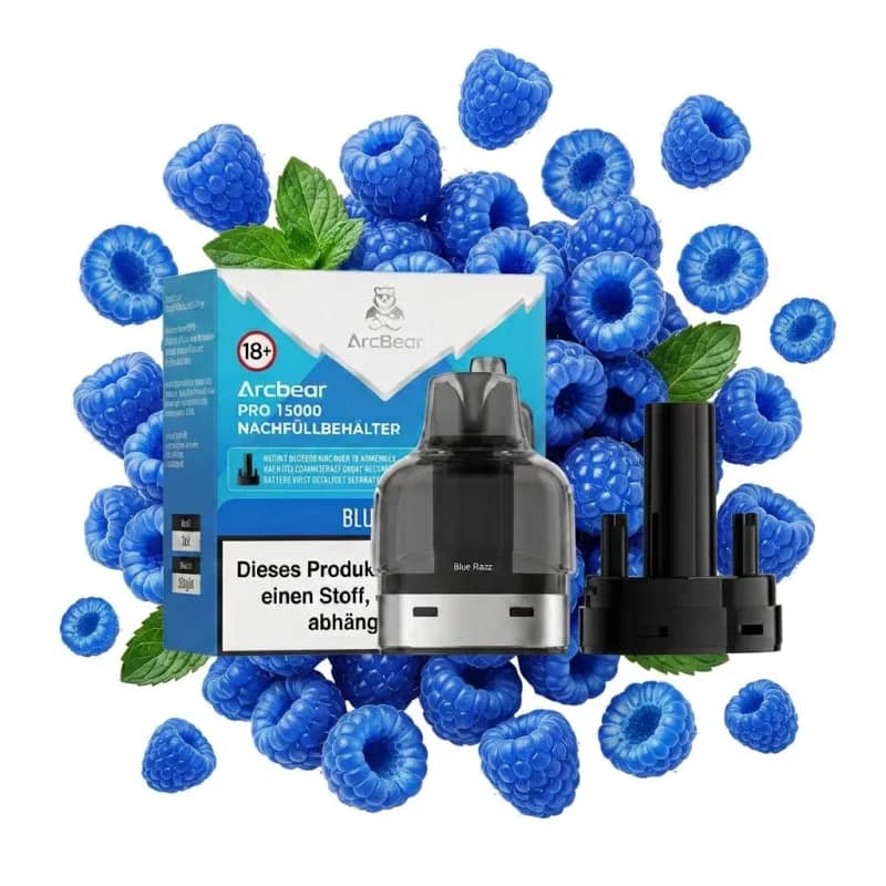 Arcbear 15K Pro Pod – Blue Razz