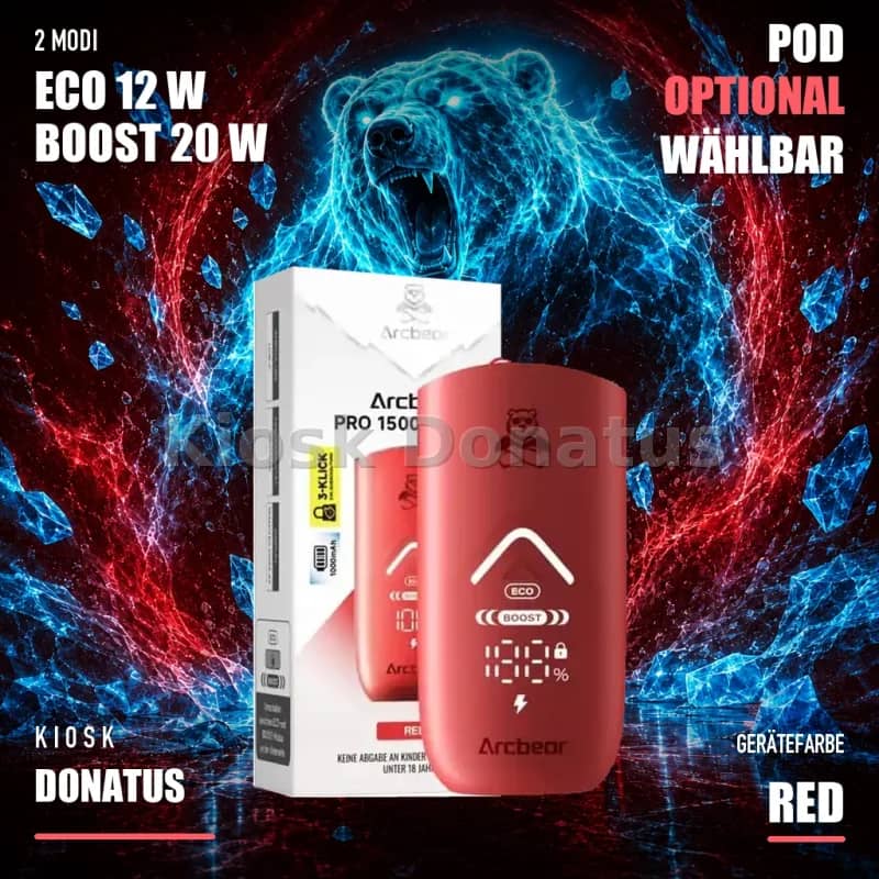 ArcBear Pro 15000 Akkuträger – Red