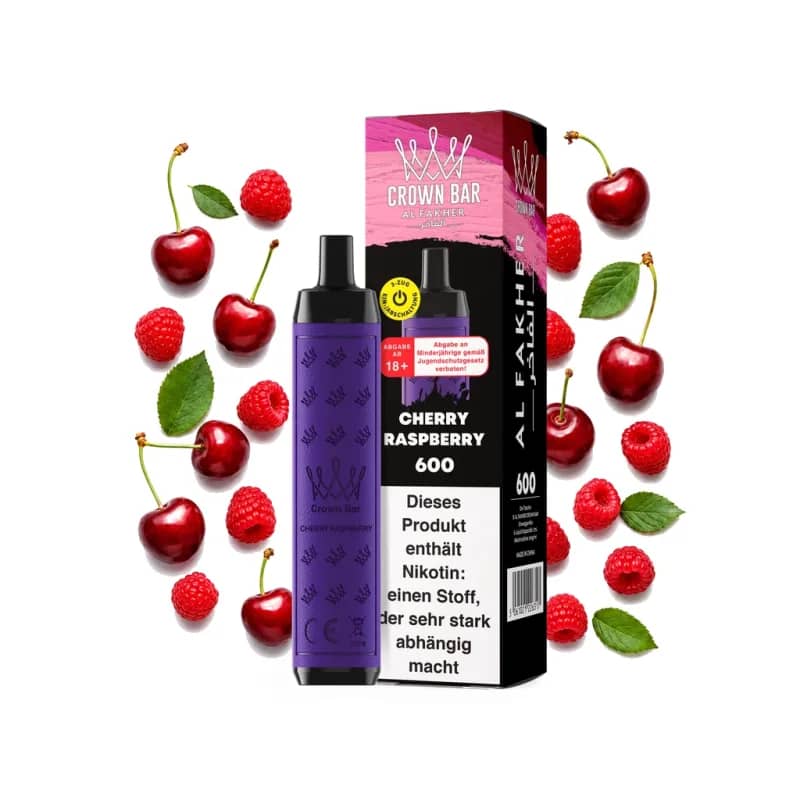 Crown Bar Alfakher 600 - Cherry Raspberry