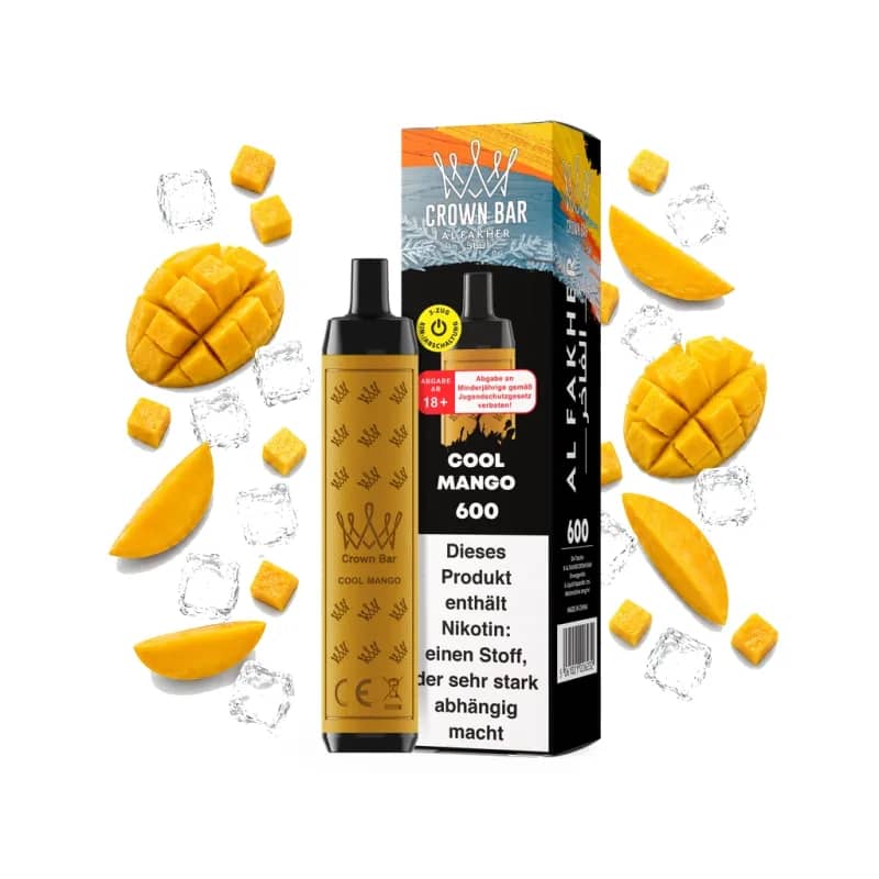 Crown Bar Alfakher 600 - Cool Mango