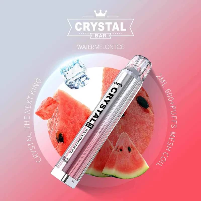 Crystal Bar – Einweg E-Shisha 600 Züge - Watermelon Ice