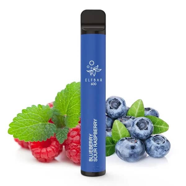 Elfbar Blueberry Sour Rasperry 600 Züge Nikotinfrei