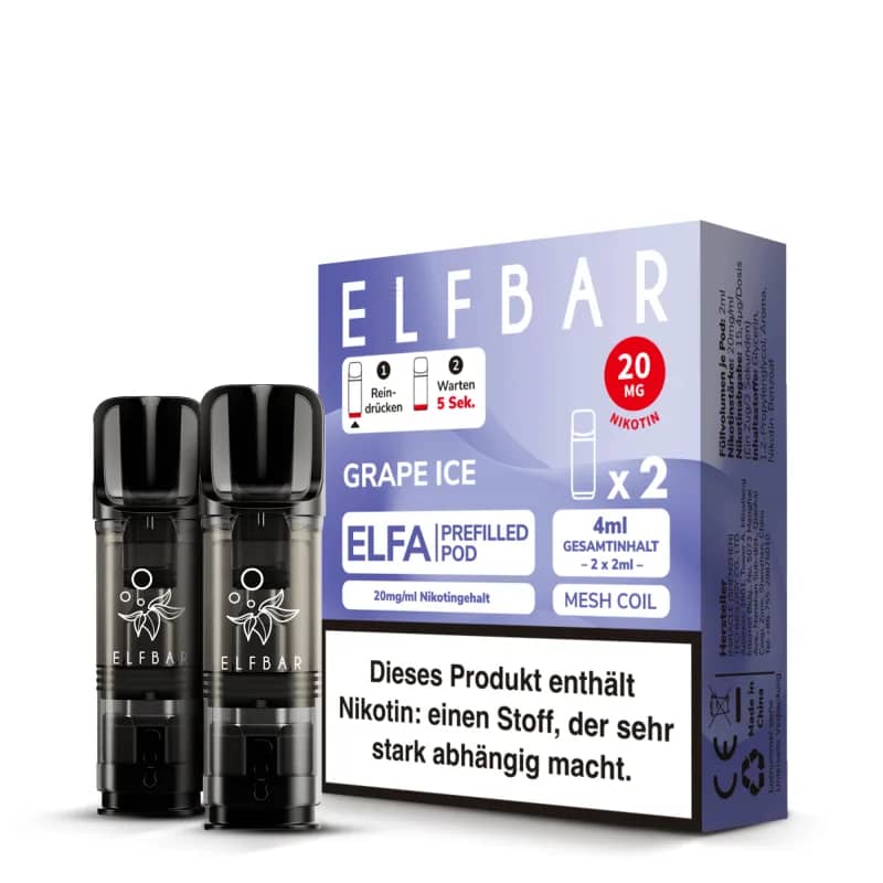 Elfbar Elfa 2x 600 Grape Ice