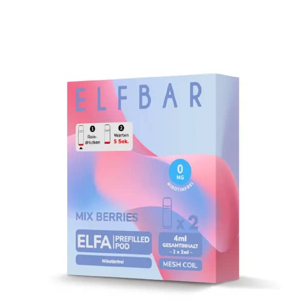 Elfbar Elfa 2x 600 Züge Mix Berries 0mg