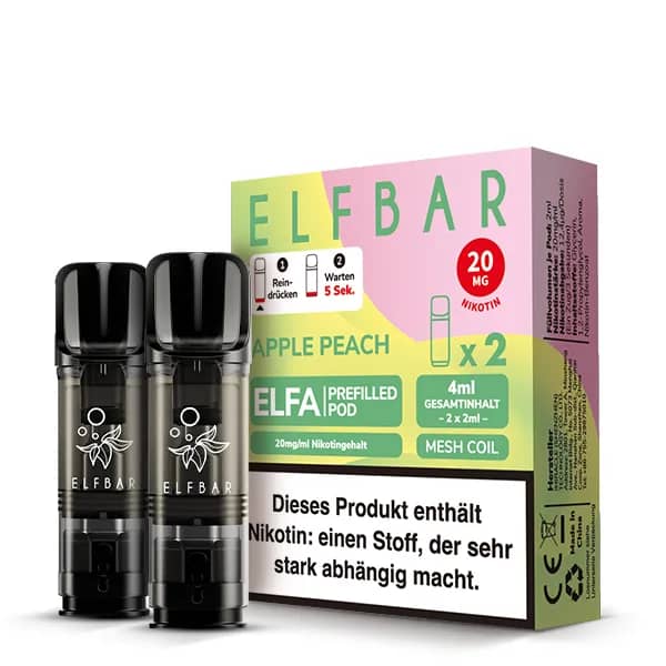 Elfbar Elfa Apple Peach 2x 600 Züge