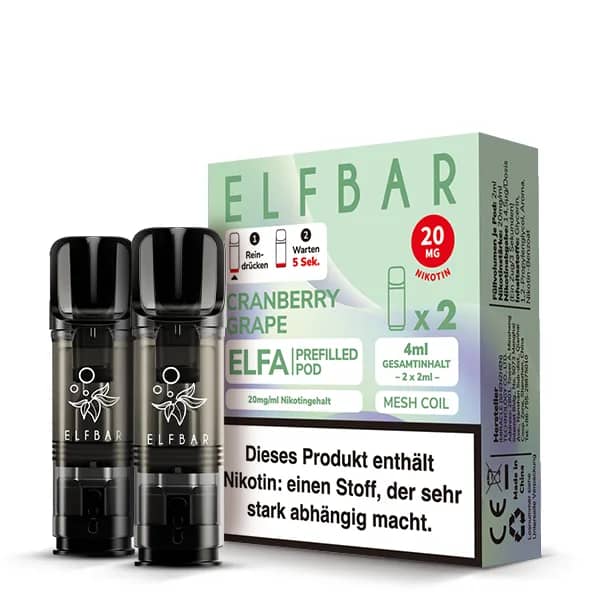 Elfbar Elfa Cranberry Grape 2x Pods 600 Züge
