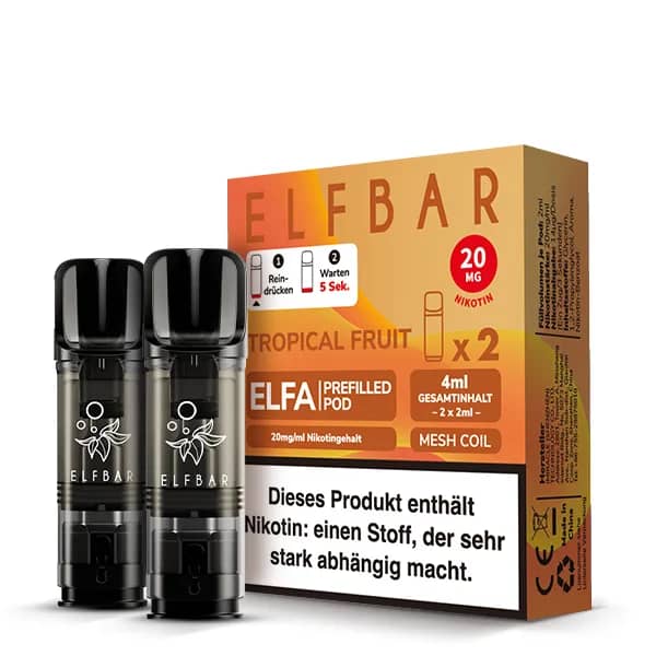 Elfbar Elfa Tropical Fruit 2x 600 Züge