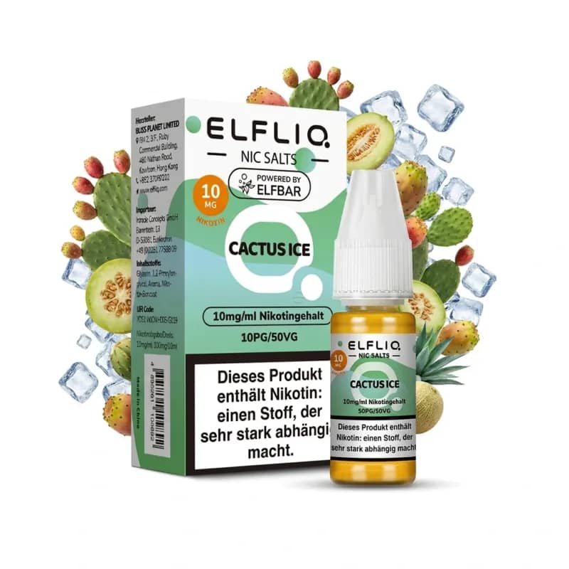 Elfbar ElfLiq Cactus Ice 10mg Liquid – 10 ml