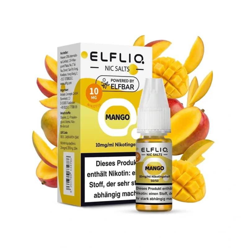 Elfbar ElfLiq Mango 10mg Liquid – 10 ml