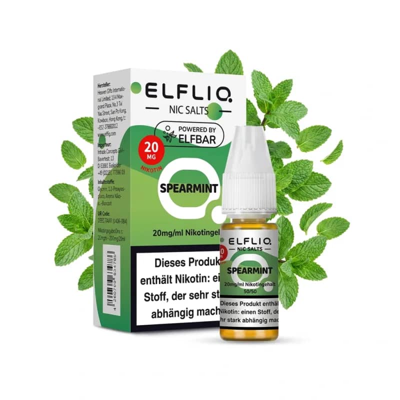 Elfbar ElfLiq Spearmint 20mg Liquid – 10 ml