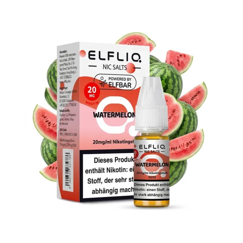 Elfbar ElfLiq Watermelon 20mg Liquid – 10 ml