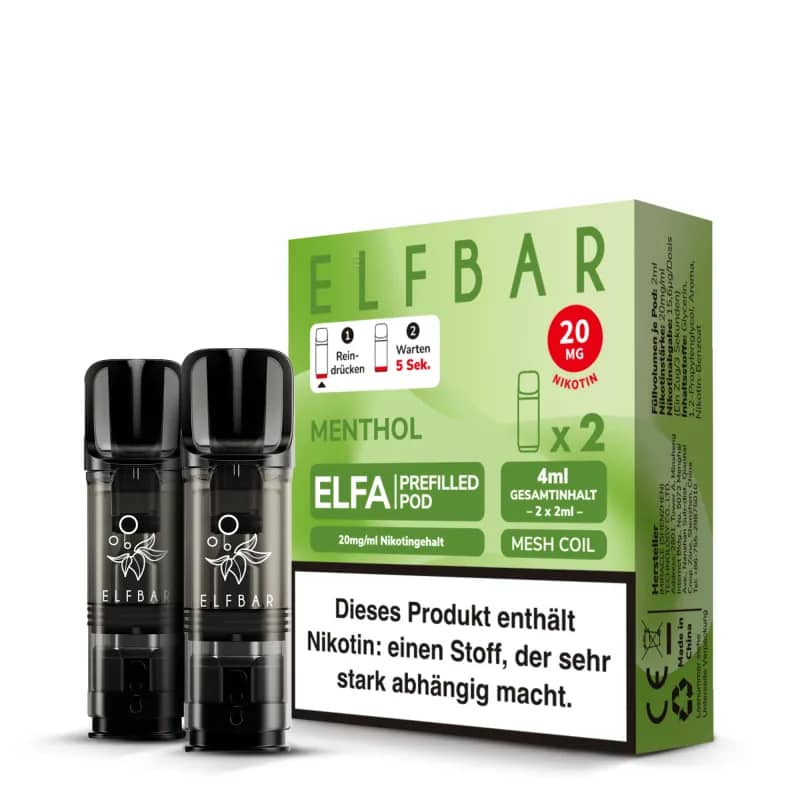 Elfbar Elfa 2x 600 Menthol