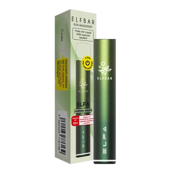 ELFBAR ELFA Basisgerät – Aurora Green