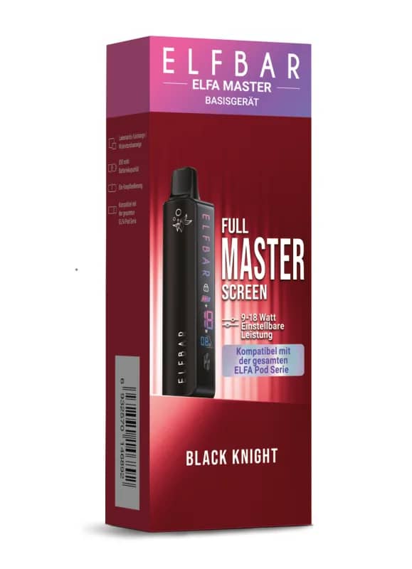 ELFBAR ELFA MASTER Basisgerät – Black Knight
